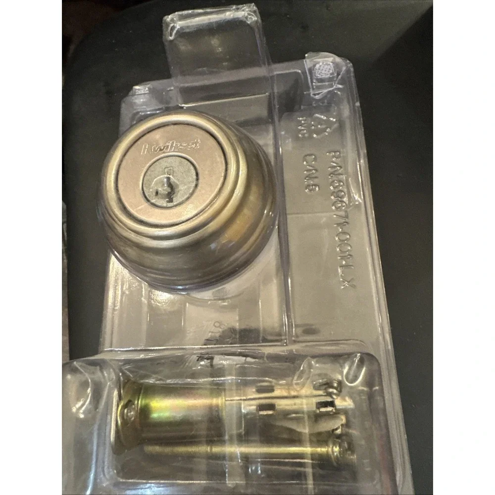 KWIKSET 985 Double Cylinder Deadbolt Satin Nickel KEYED BOTH SIDES‎ 99850-074